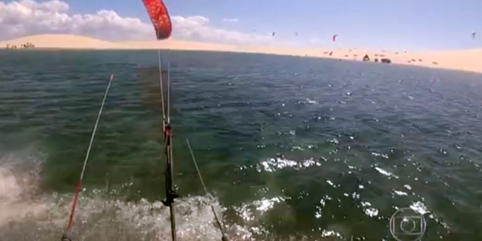 Globo G1 Kite nos Lencois