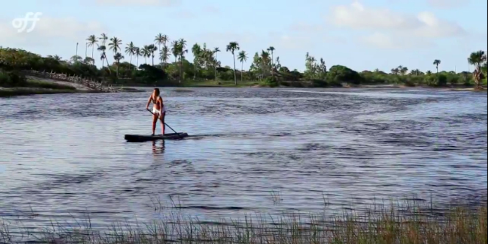 Karol Knopf faz Stand Up Paddle